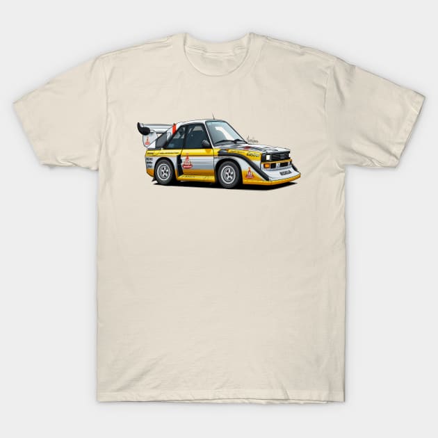 Sport S1 E2 Rally Group B T-Shirt by Mario Ramos Rally Art